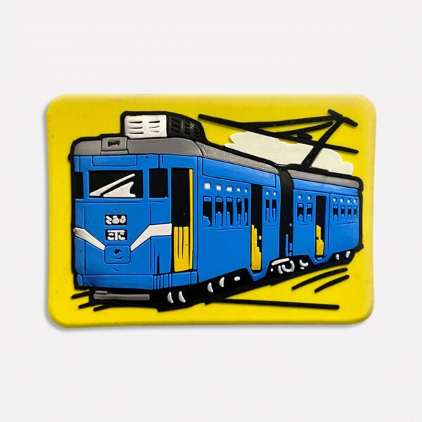 3D Fridge Magnet of a Kolkata Heritage Tram